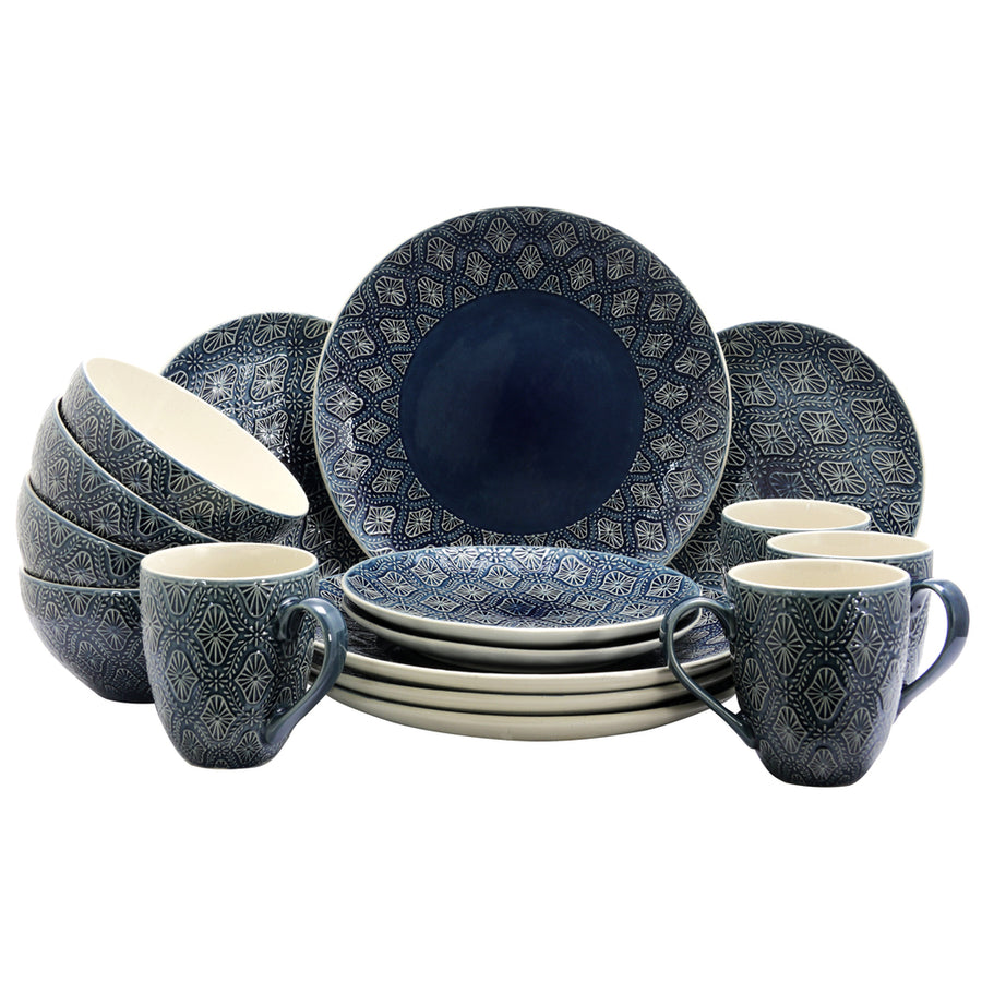 Elama Kali 16-piece Dinnerware Set