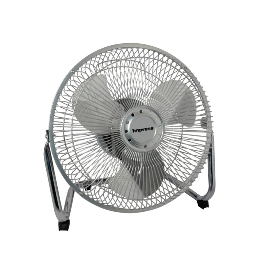 Impress 9-inch All Metal High Velocity Fan- Silver Finish