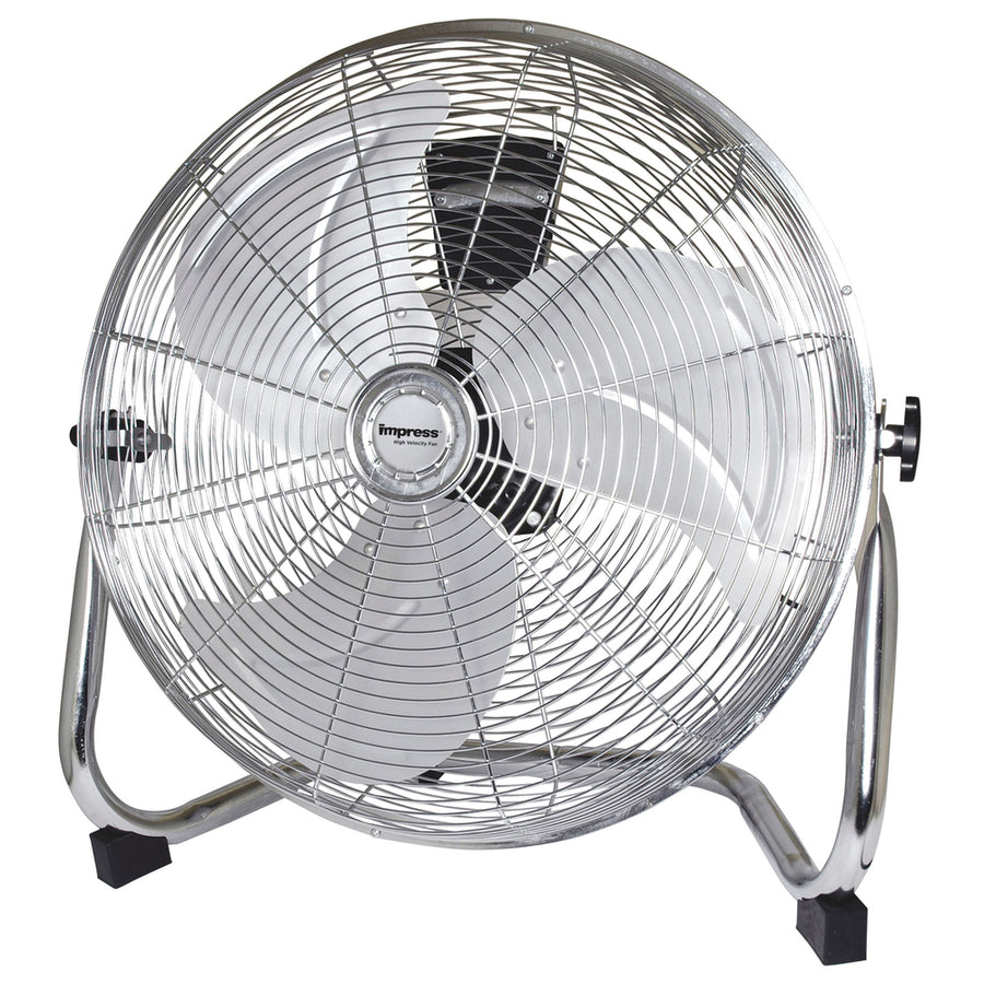 Impress 18 Inch High Velocity Metal Fan- Chrome
