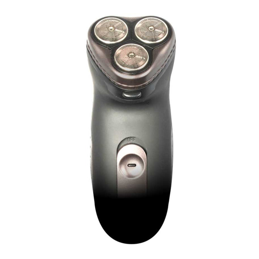 Vivitar 3-head Rotary Rechargeable Cordless Shaver Contours To Face Chin And Jaw