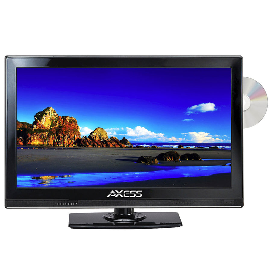 Axess 15.4 Led Ac/dc Tv With Dvd Player Full Hd With Hdmi, Sd Card Reader And Usb