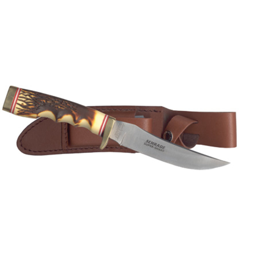 Uncle Henry Golden Spike Rat Tail Tang Fixed Blade Knife