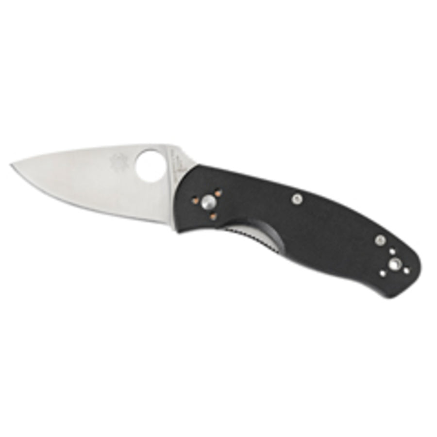 Spyderco Persistence Folder 2.75 In Plain Black G-10 Handle