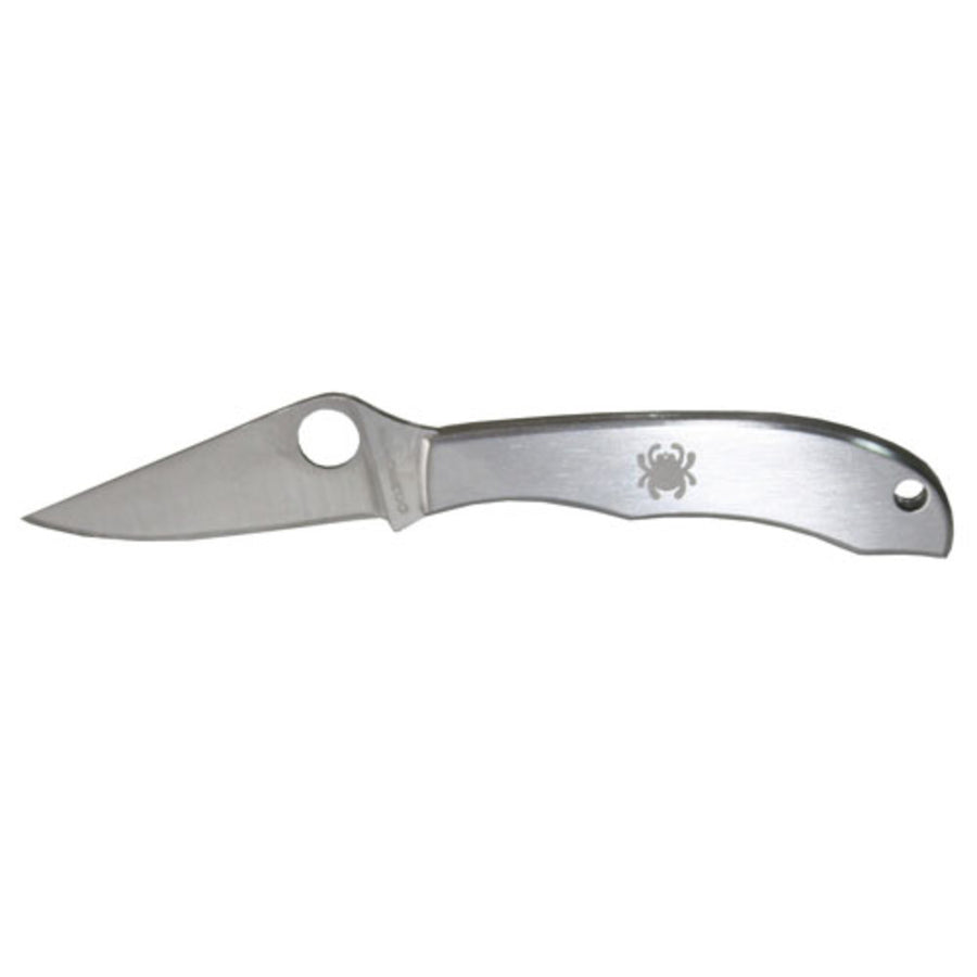 Spyderco Honeybee Folder 1.63 In Plain Stainless Handle