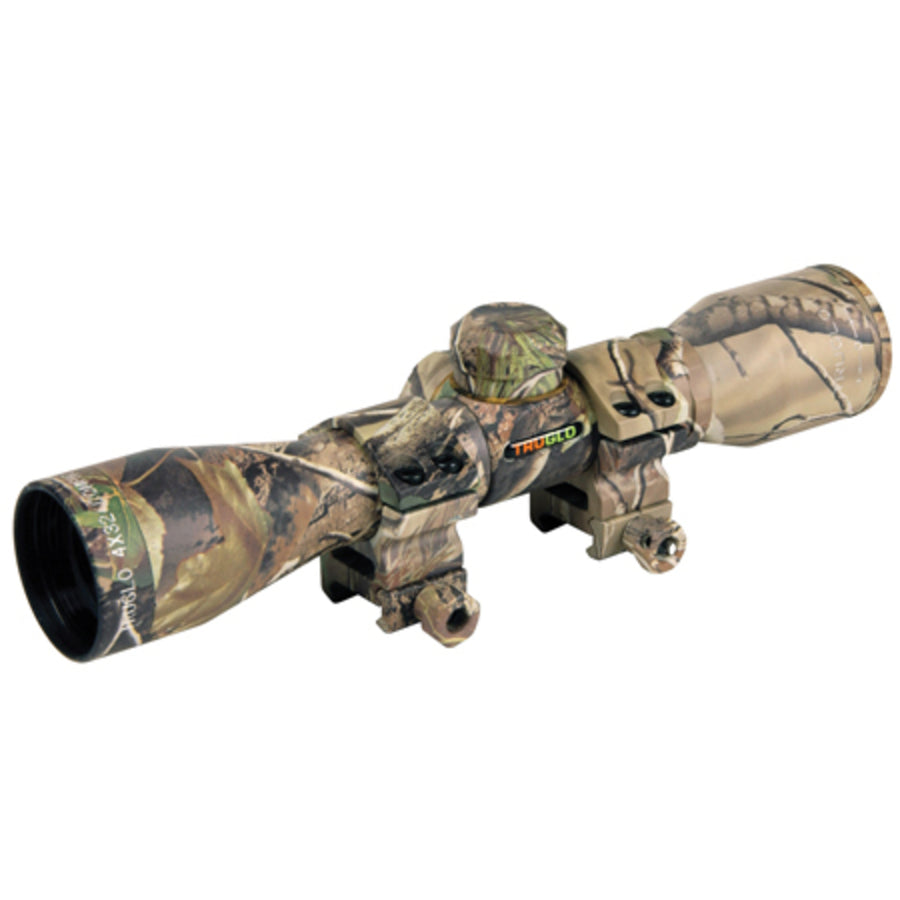 Truglo 4x32 Crossbow Scope Camo W  Rings Tg8504c3