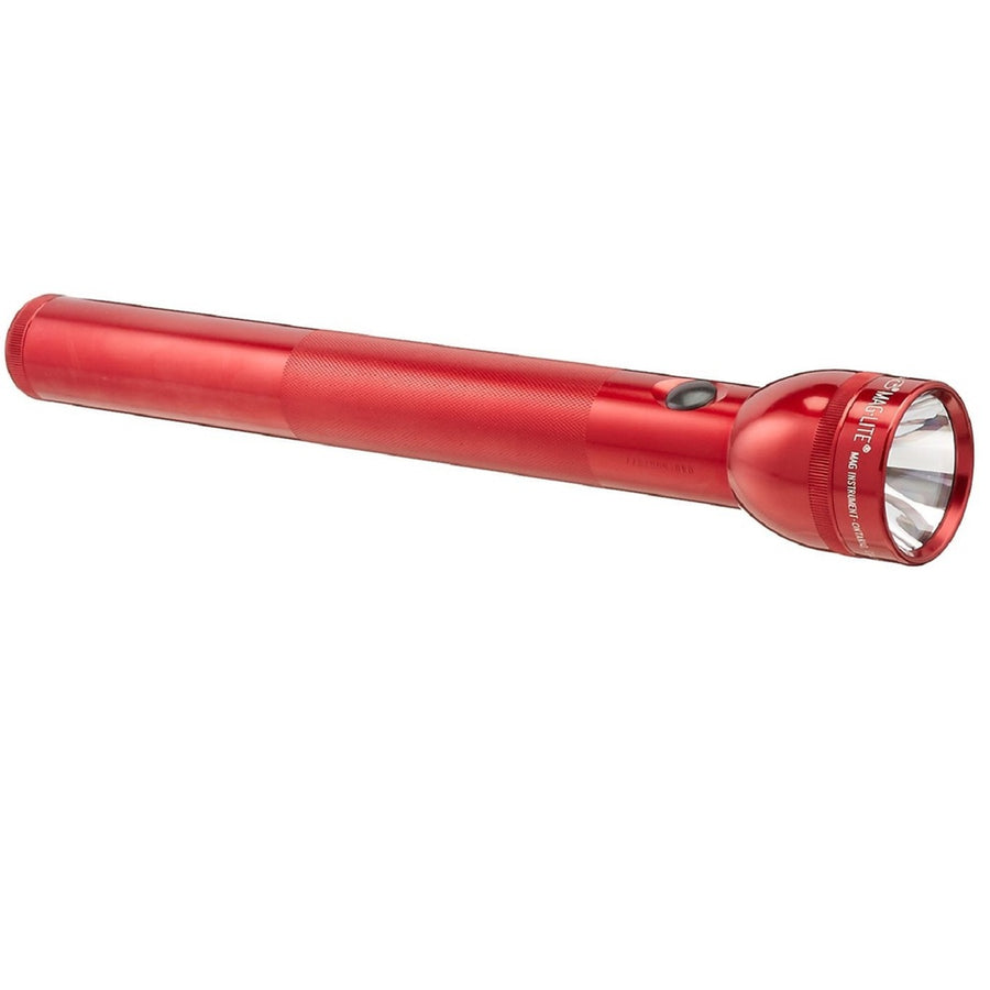 Maglite Heavy-duty Incandescent 4-cell D Flashlight Red
