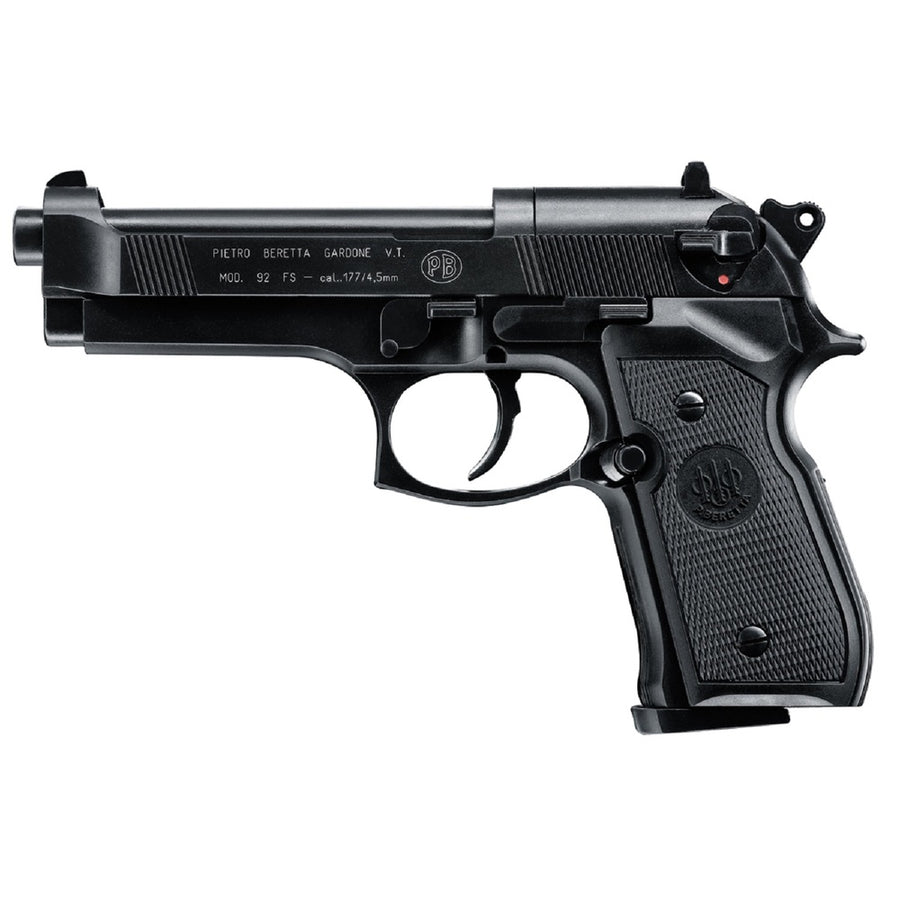 Beretta M 92 Fs Air Gun 8 Shot Rotary Black
