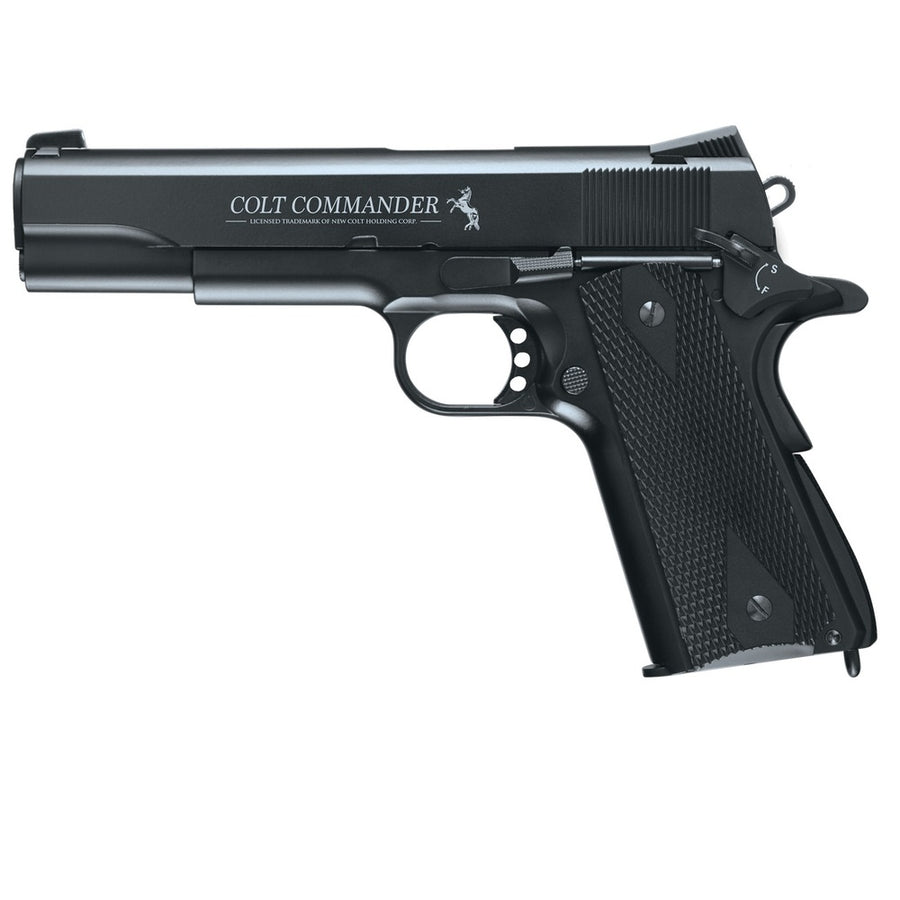 Umarex Colt Commander .177 Air Gun Steel Bb Black