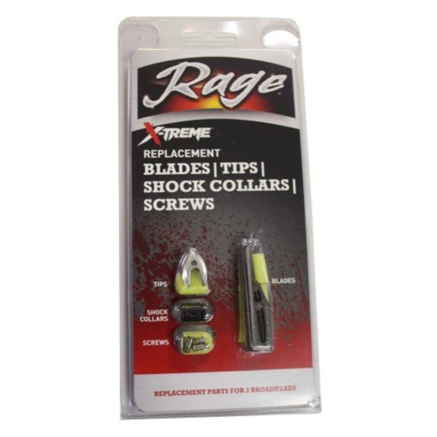 Rage Extreme Replacement Blades 2.3in. Cut 6pk