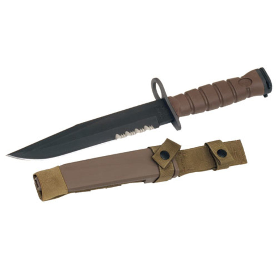Ontario Marine Bayonet Fixed 8.0 In Combo Blade Polymer