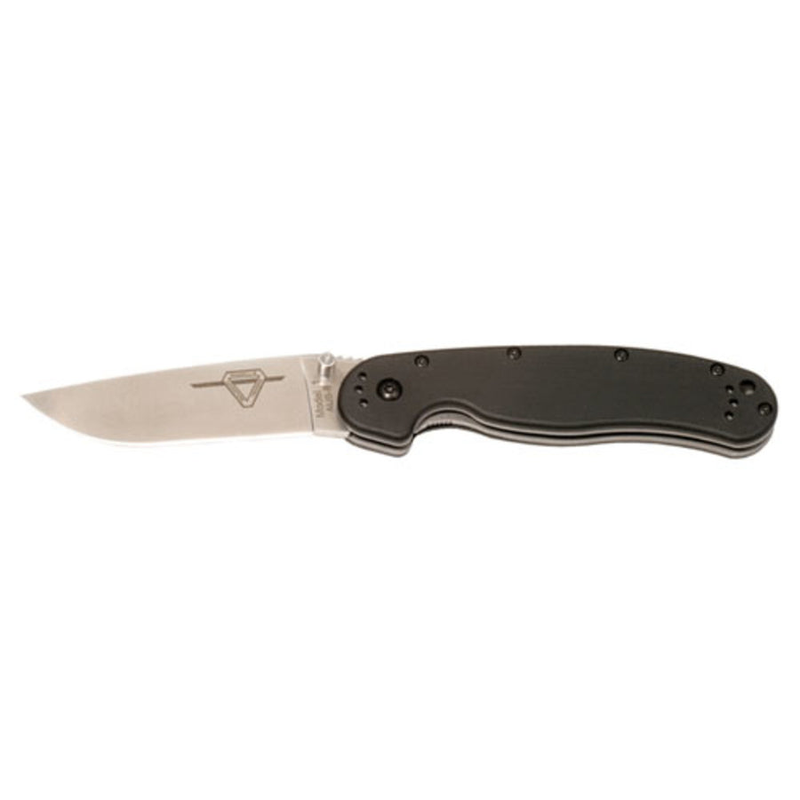 Ontario Rat1 Folder 3.625 In Blade Black Gfn Handle