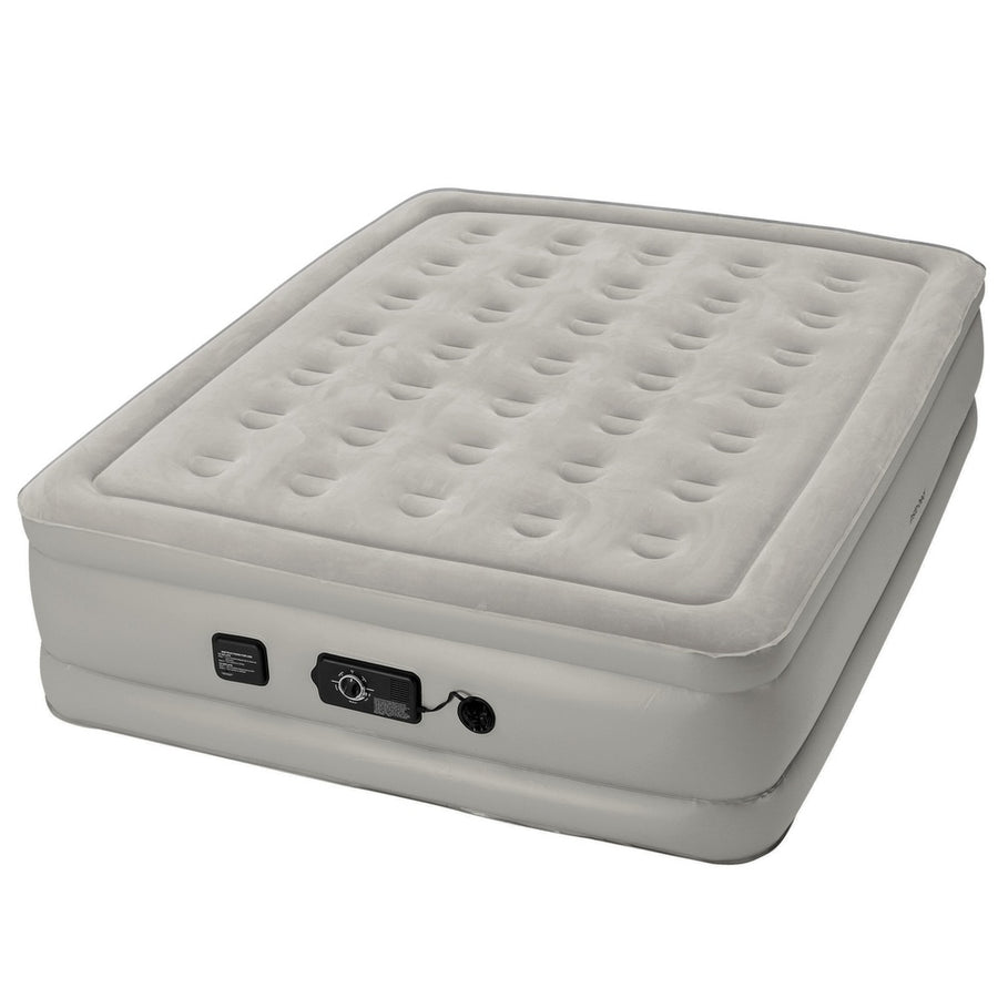 Insta-bed Raised 19 Inch Queen Airbed With Neverflat Pump