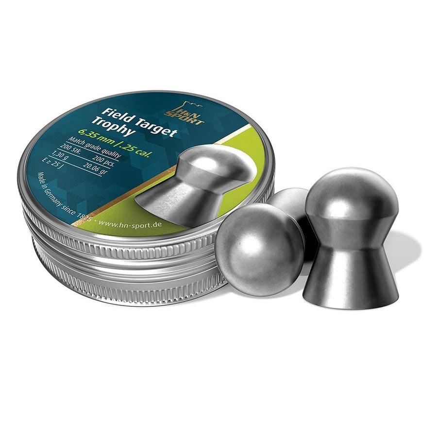 Hn Field Target Trophy Air Pellets .25 Cal. 20.06 Grains