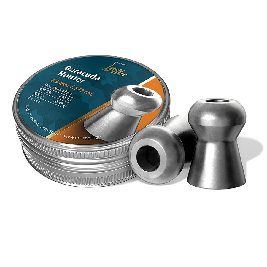 H And N Baracuda Hunter Hollowpoint Pellets .22 Cal.