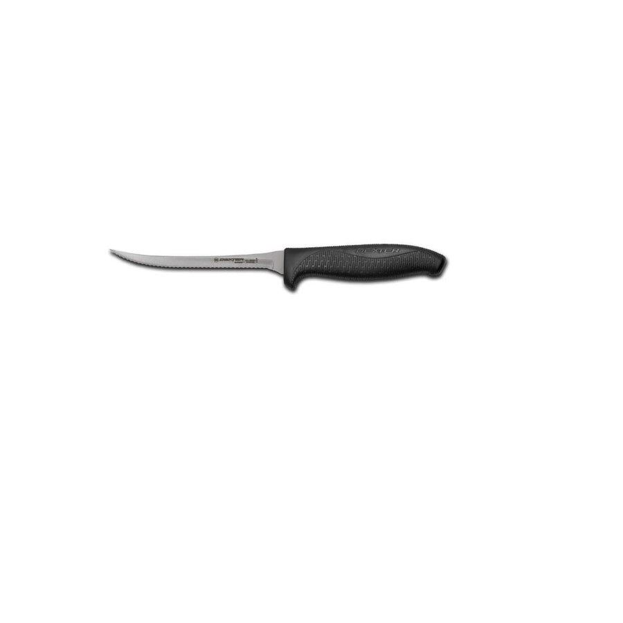 Dexter-russell 5-1-2in Scalloped Utility Knife -black Handle