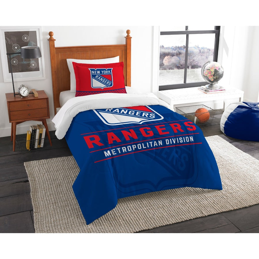 New York Rangers Twin Comforter Set