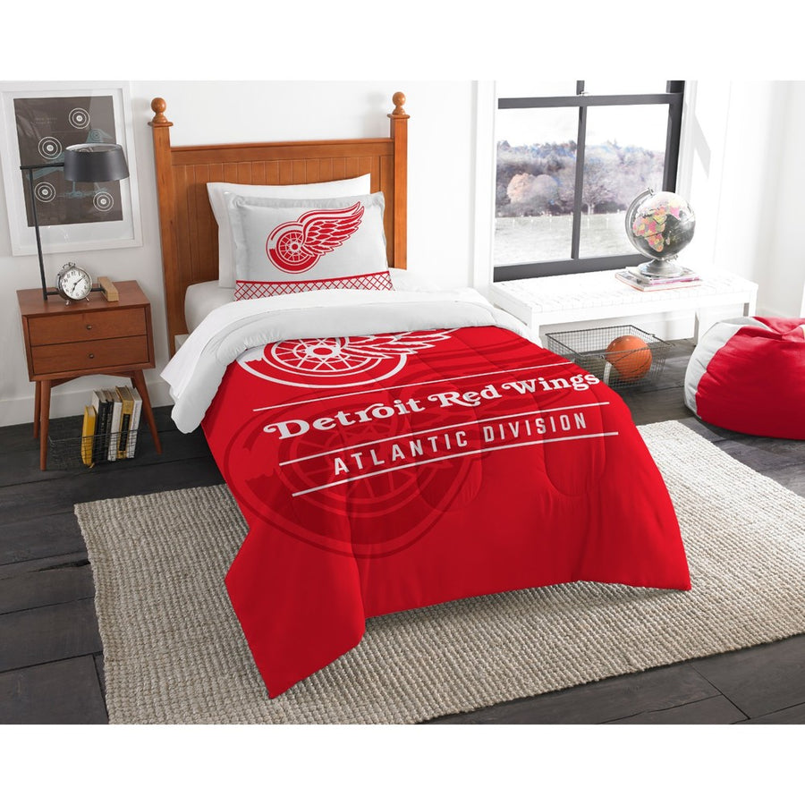 Detroit Redwings Twin Comforter Set