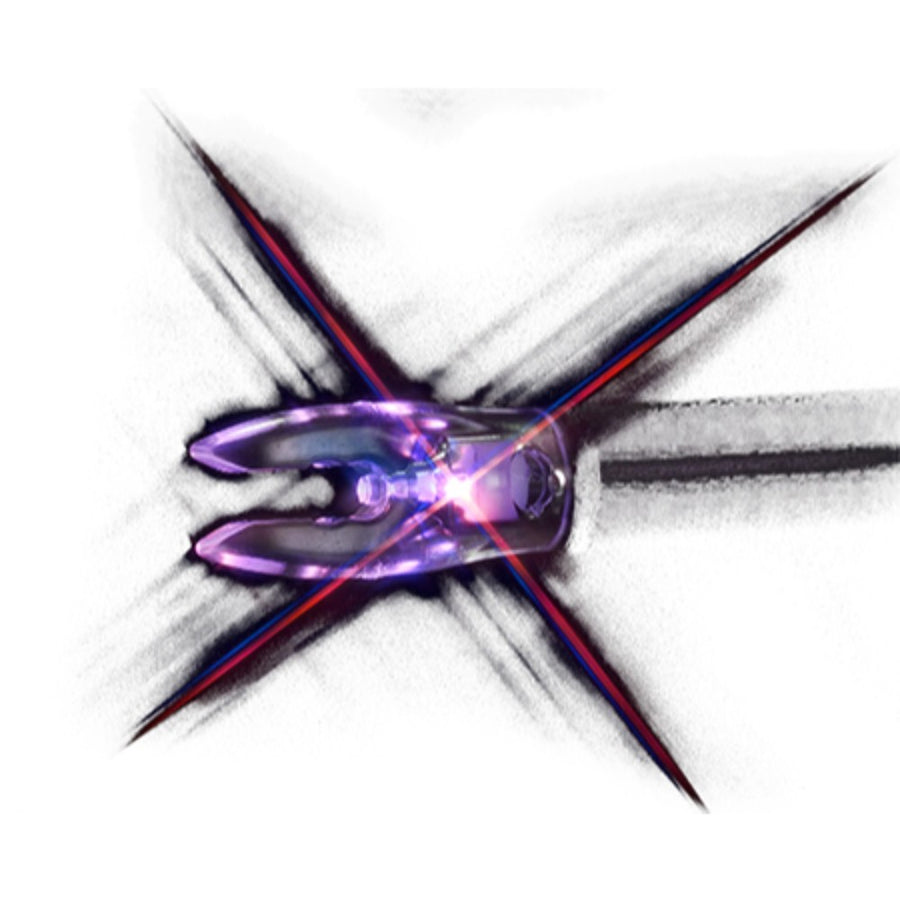 Nockturnal Fit Universal Size Strobing Red And Blue Nock