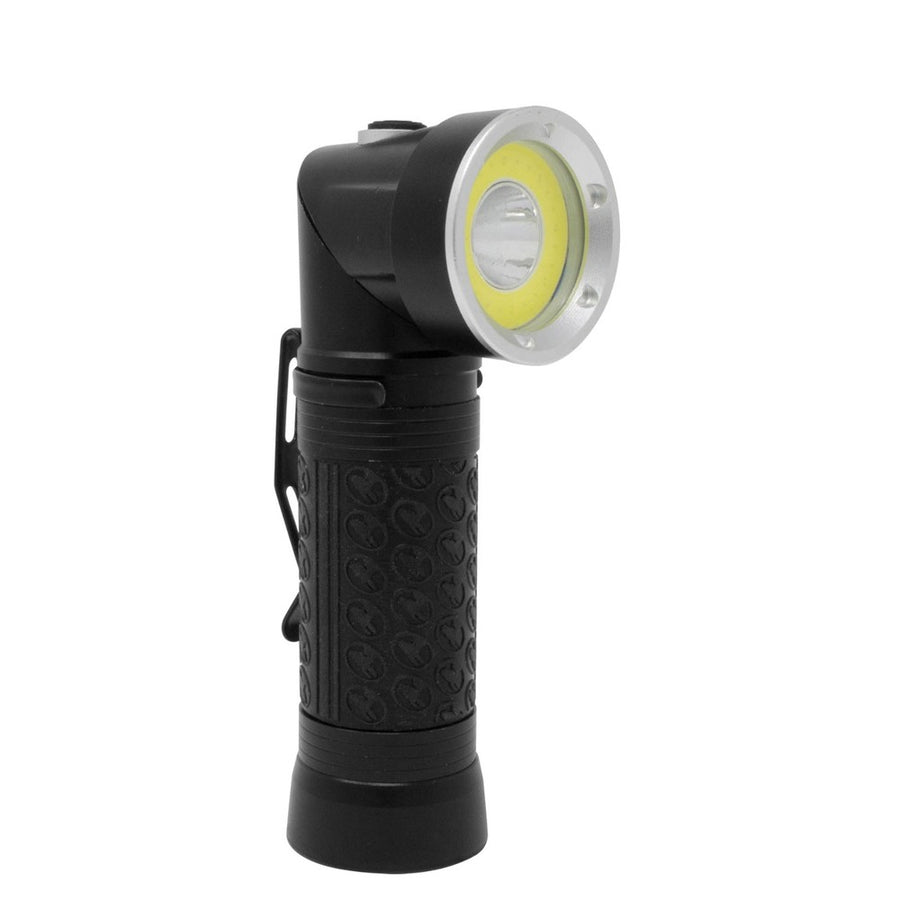 Dakota Swival Emergency Aluminum Flashlight Black