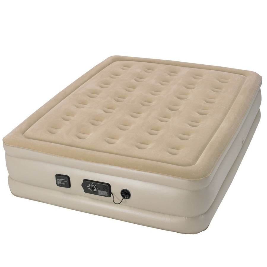 Serta Raised Queen Airbed With Neverflat Pump