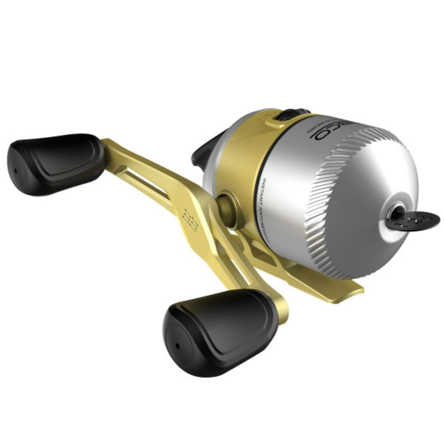 Zebco 33 Micro Gold Spincast Reel 4lb Zebco Cajun Line