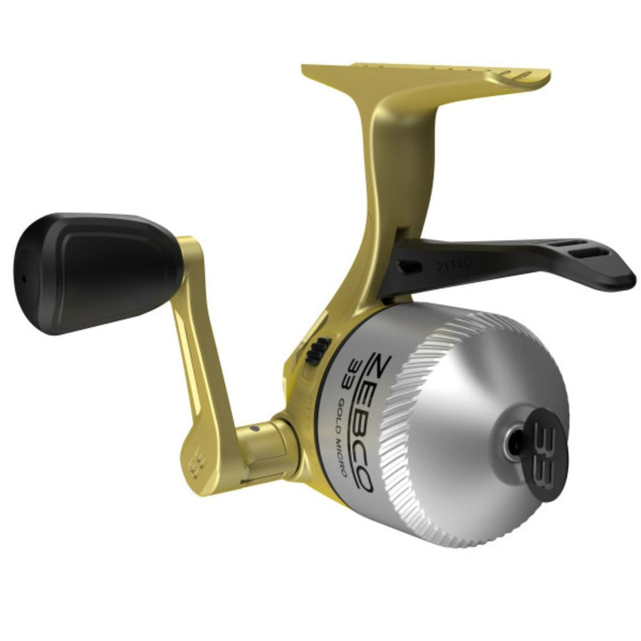 Zebco 33 Micro Gold Triggerspin Reel 4lb Zebco Cajun Line