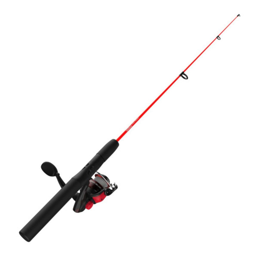 Zebco Dock Demon Red 30 In 1 Pc M Spin Combo 6lb Line