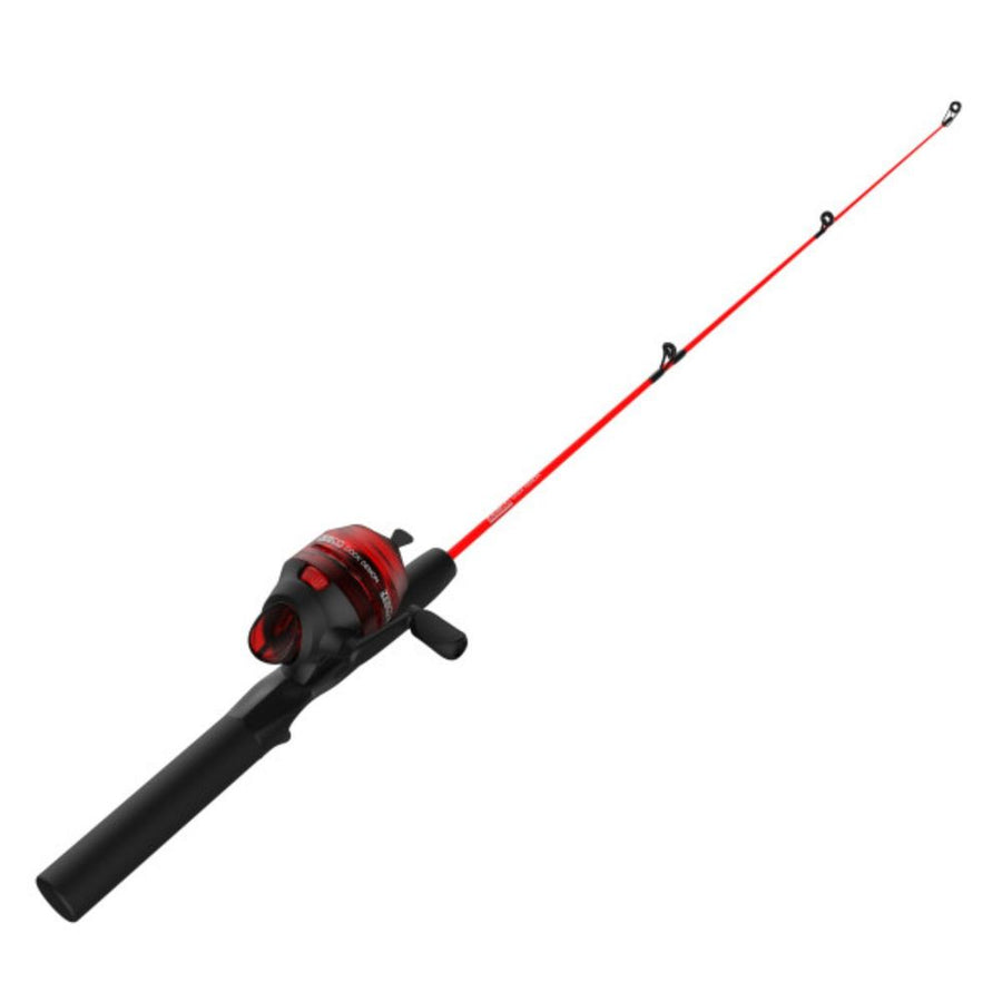 Zebco Dock Demon Red 30 In 1 Pc M Spincast Combo 6 Lb Line