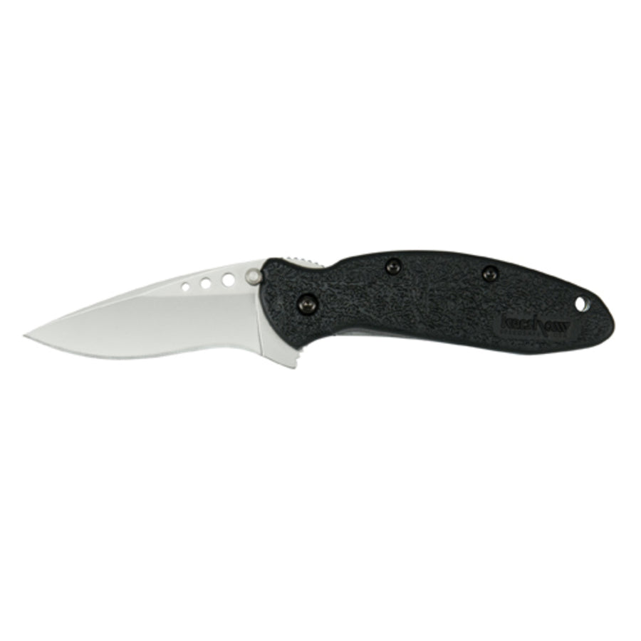 Kershaw Scallion Assisted 2.5 In Bead Blast Plain Gfn Handle