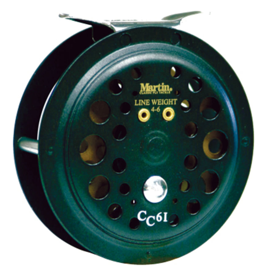 Martin Caddis Creek Fly Reel   20#/50yd Bk 30yd/4wt Cc61-bx6