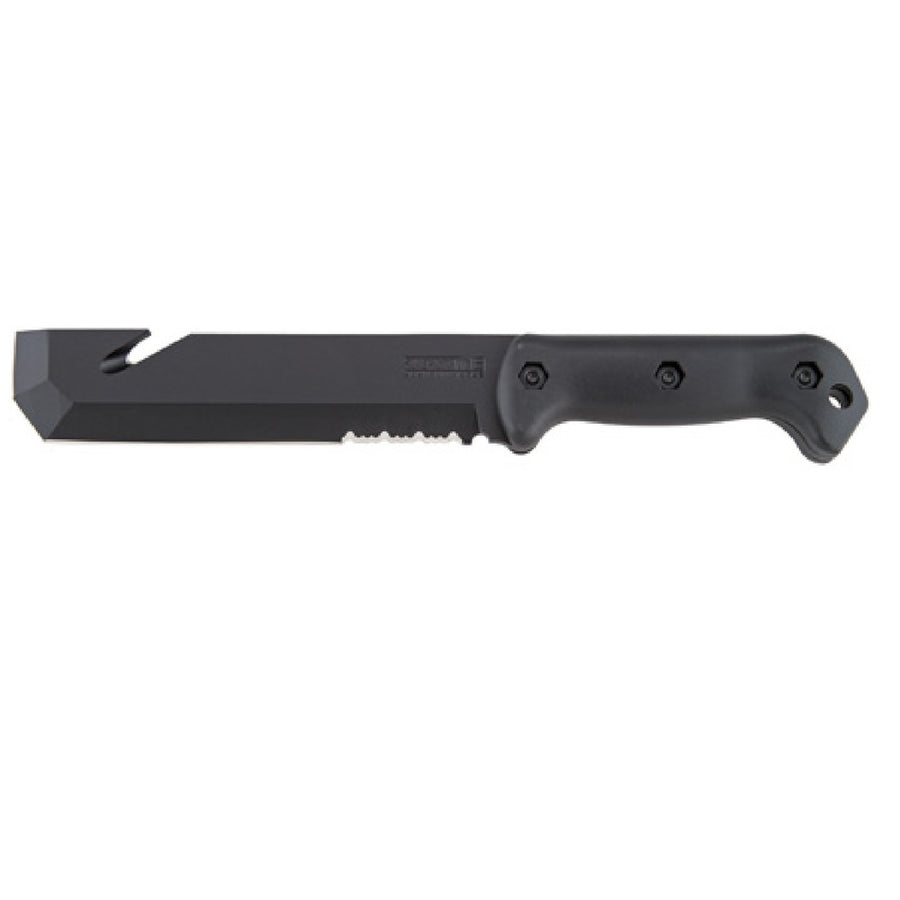 Ka-bar Becker Bk3 Fixed 7 In Black Combo Blade Zytel Handle