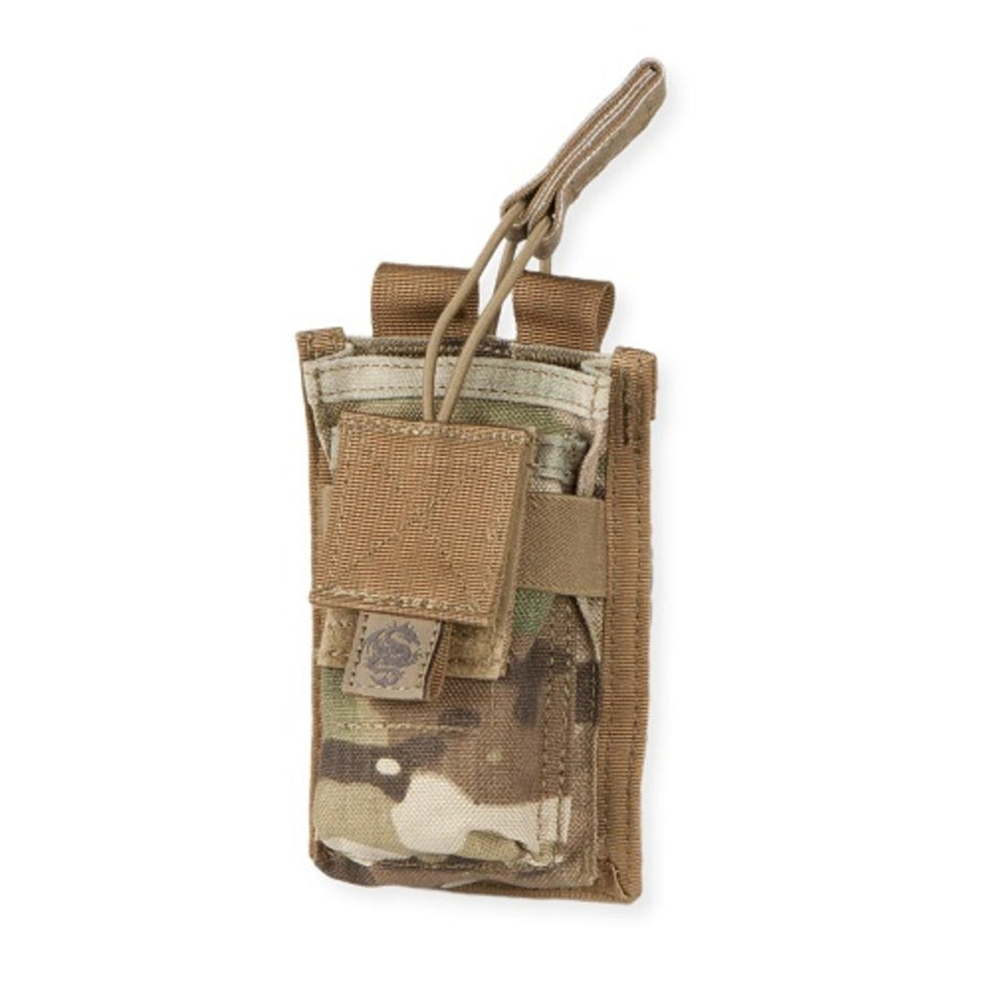 Tacprogear Single Rifle Mag Pouch W/pistol Pocket Multicam