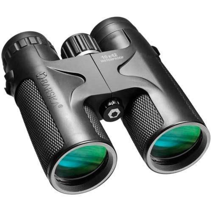 Barska 10x42 Wp Blackhawk Green Lens Binoculars