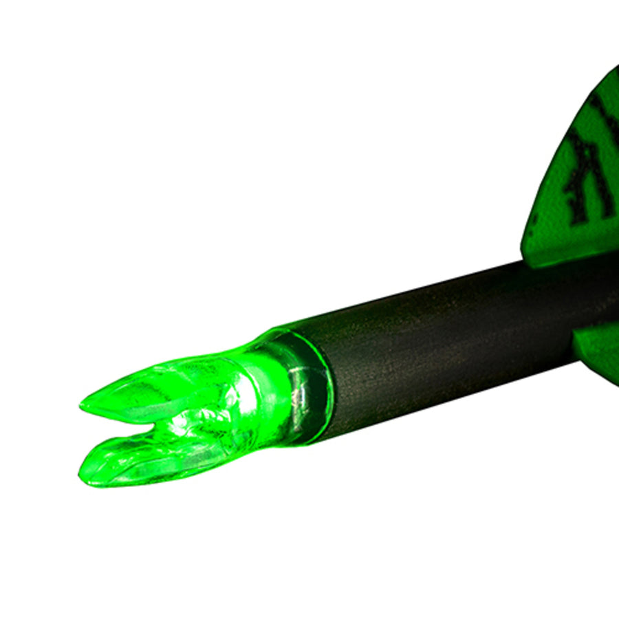 Nockturnal Lighted Nocks Model-s Green 3pk Nt-205