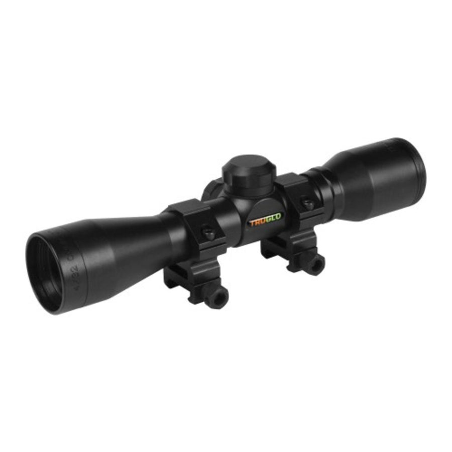 Truglo Scope 4x32 Crossbow Black W Rings