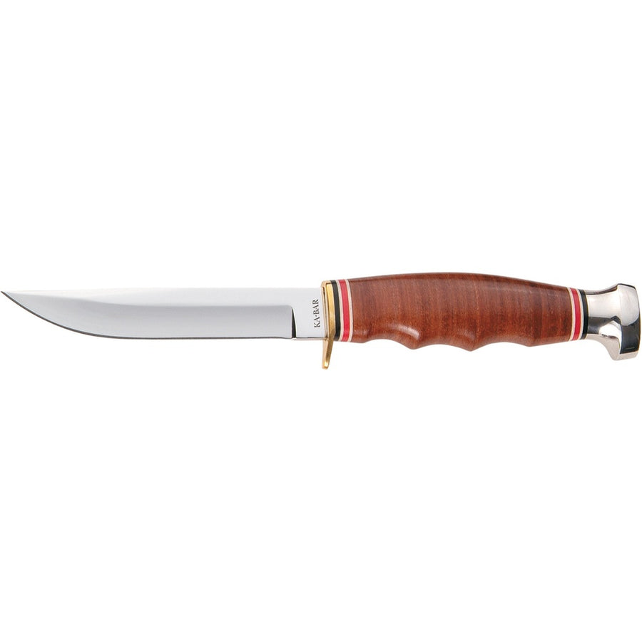 Ka-bar Hunter Fixed 4.0 In Blade Leather Handle
