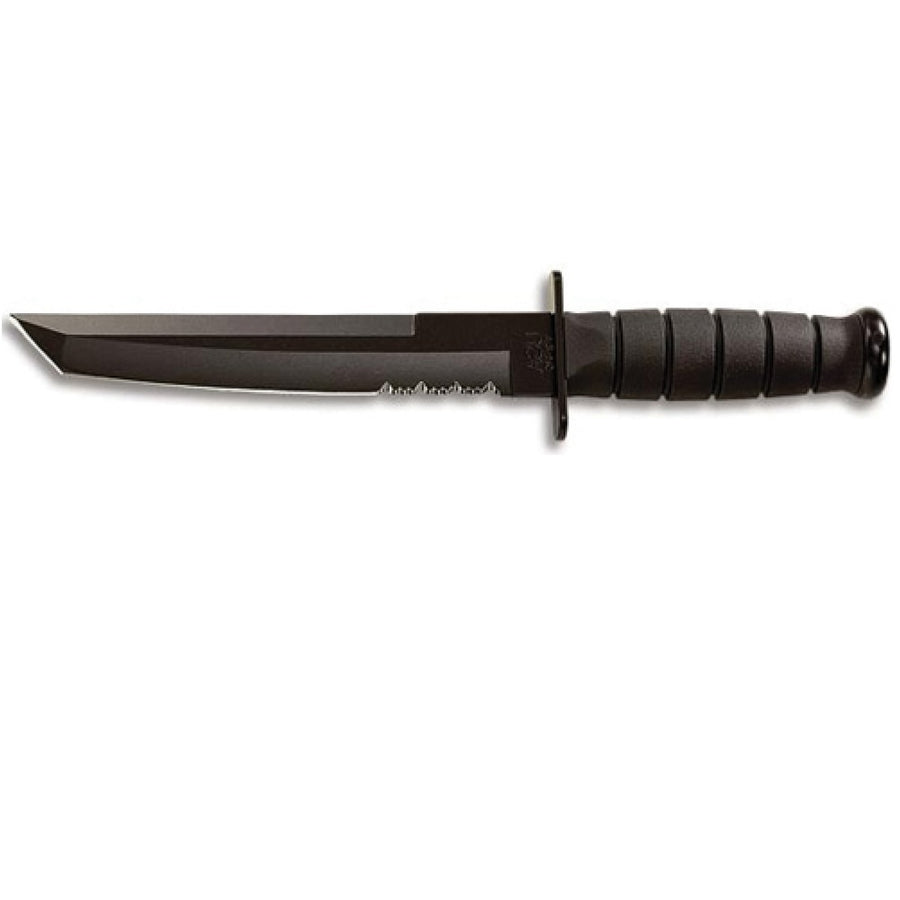 Ka-bar Tanto Fixed 8.0 In Black Blade Kraton Handle