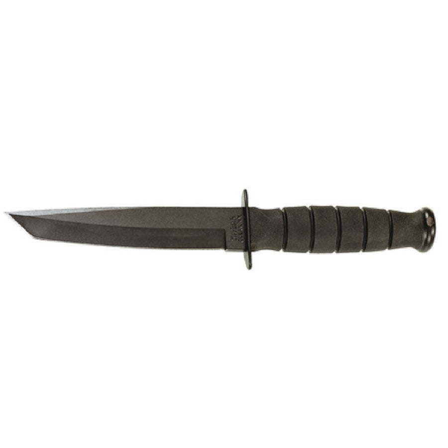 Ka-bar Tanto Fixed 5.25 In Black Blade Kraton Handle