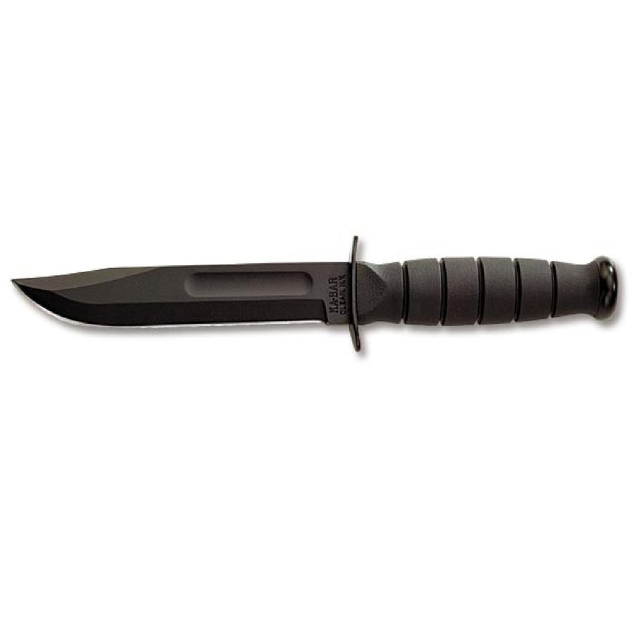 Ka-bar Short Fixed 5.25 In Black Blade Kraton Handle