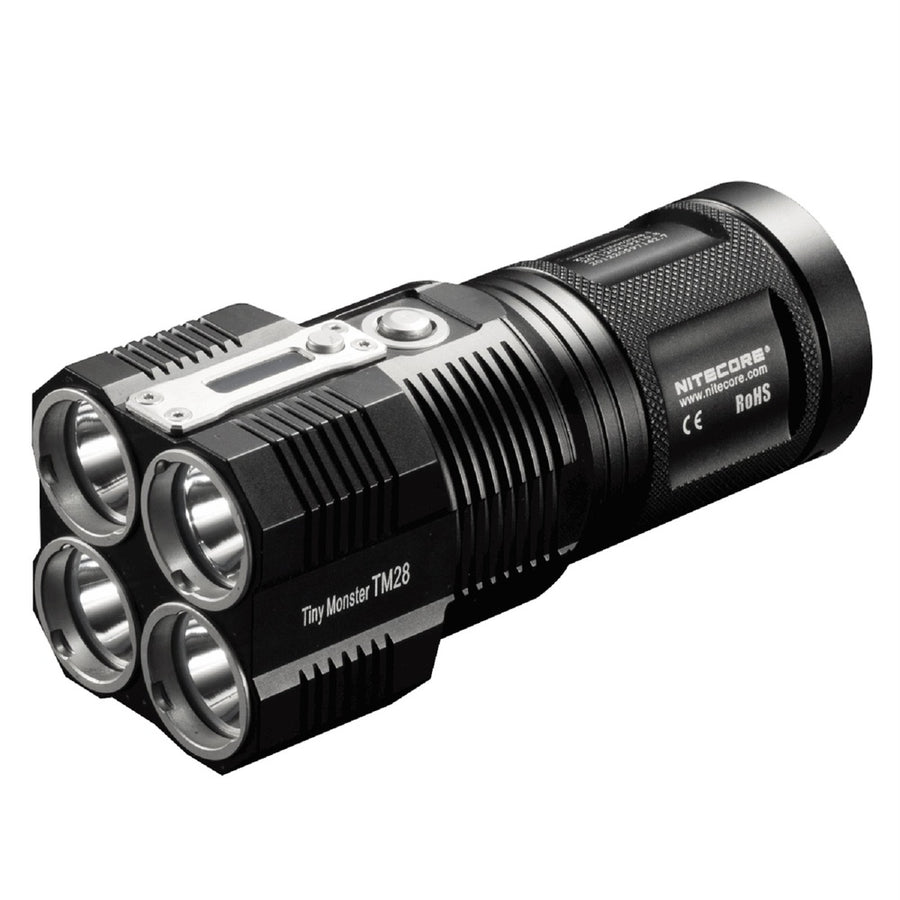 Nitecore Tm28 Rechargeable Flashlight Set Black