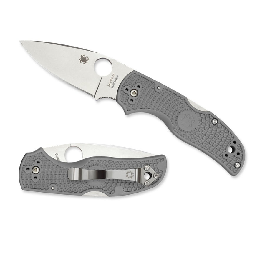 Spyderco Native 5 Folder 2.95 In Plain Gray Frn Handle