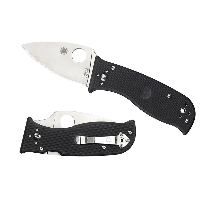 Spyderco Lil Temperance Folder 2.9 In Plain Black G-10 Hndl