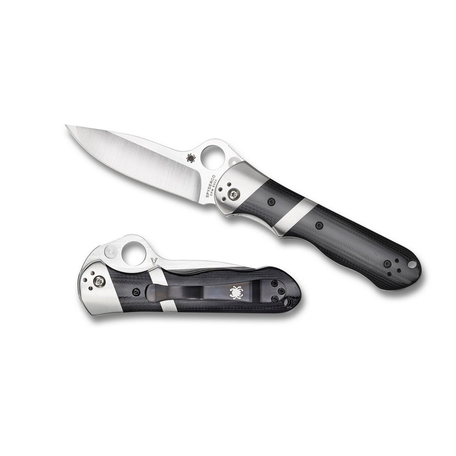 Spyderco Lil  Sub-hilt Folder 3.1 In Plain Black G-10 Handle