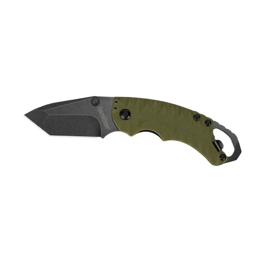 Kershaw Shuffle Ii Folder 2.375 In Blackwash Plain Olive Gfn