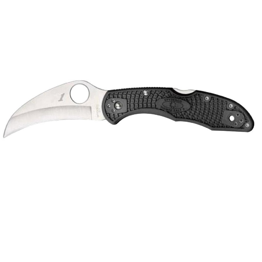 Spyderco Tasman Salt 2 Folder 2.8 In Plain Black Frn Handle