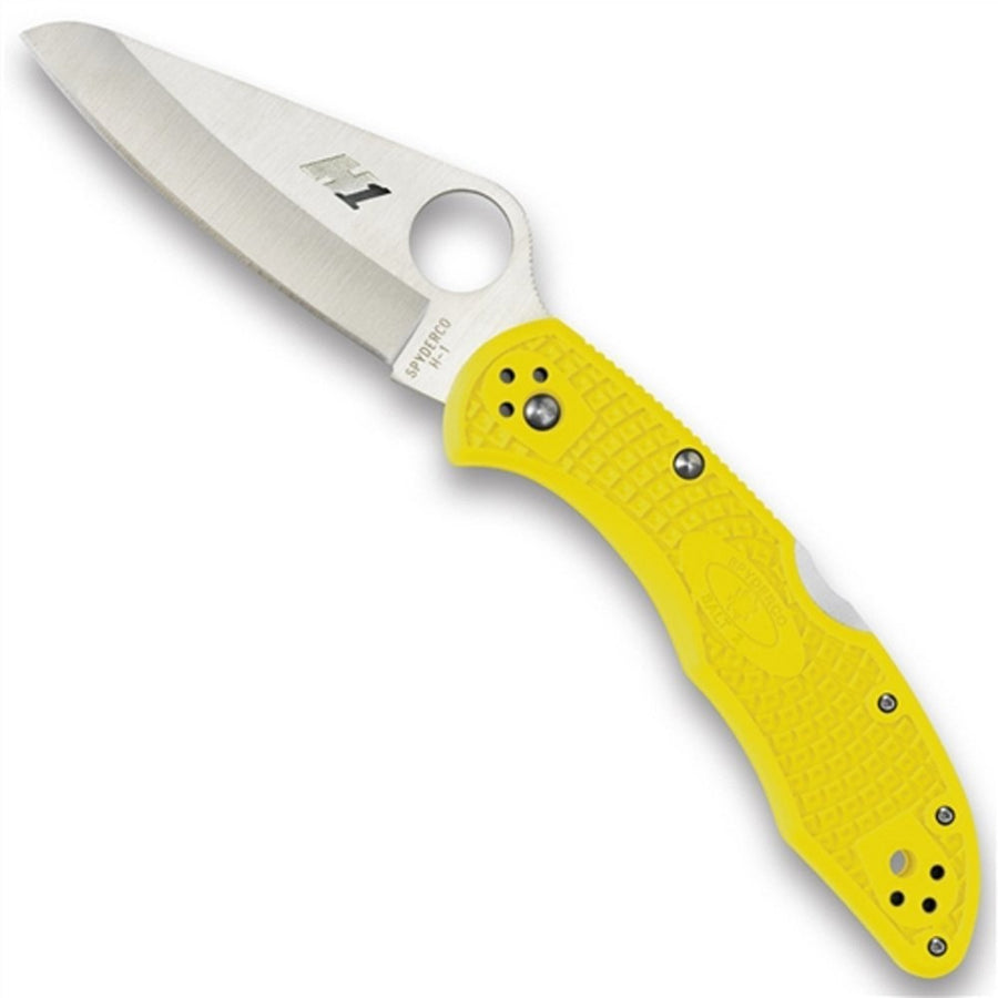 Spyderco Salt 2 Folder 3.0 In Plain Yellow Frn Handle