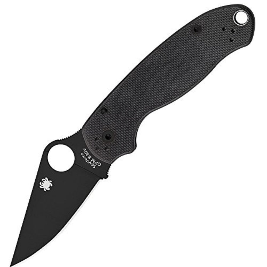 Spyderco Para 3 Folder 3.0 In Black Plain Black G-10 Handle
