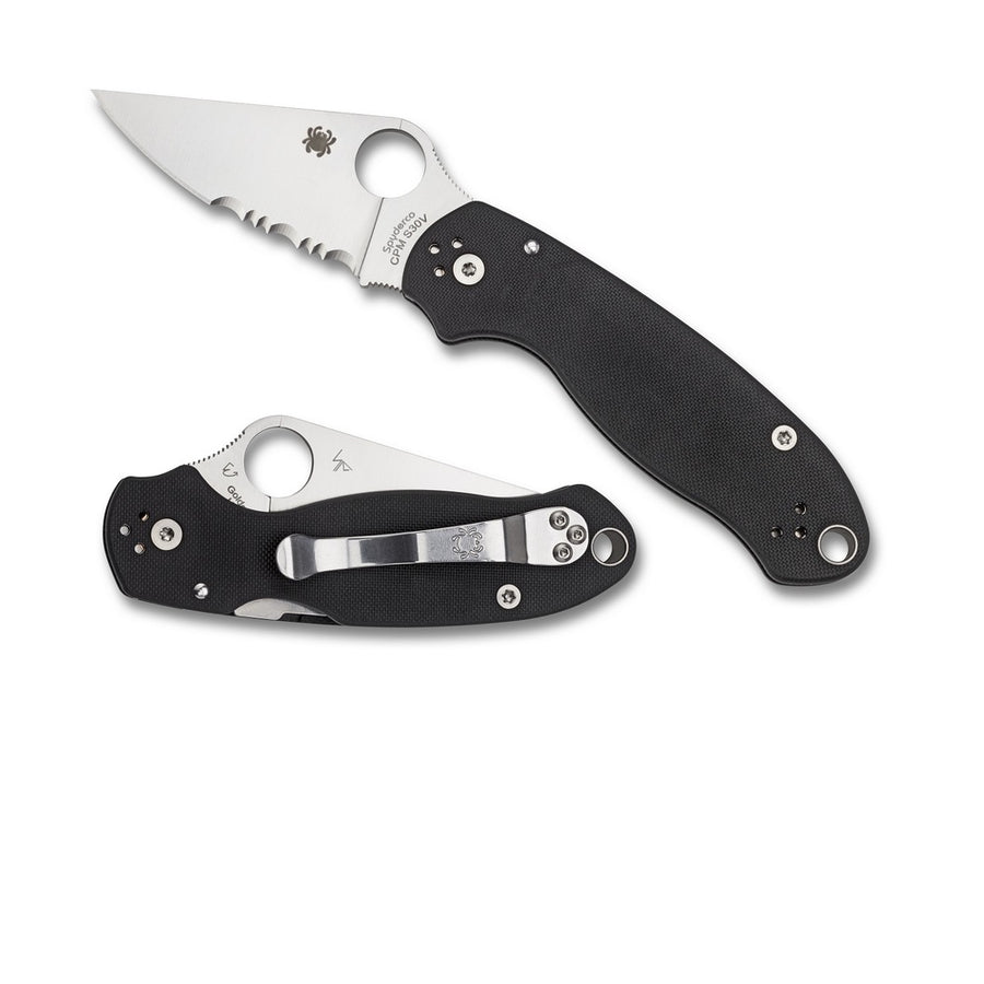 Spyderco Para 3 Folder 3.0 In Comboedge Black G-10 Handle