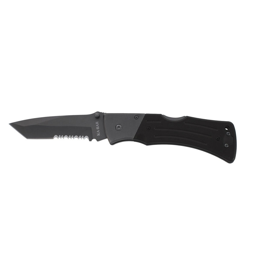 Ka-bar Mule Folder 4.0 In Combo Blade G-10 Handle