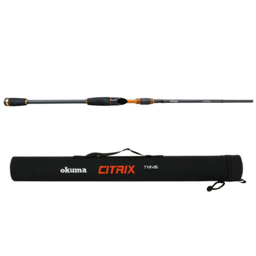Okuma Citrix Travel Rod 4pc Spinning 6ft 6in Ml W Case